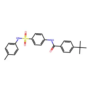 4-tert-butyl-N-[4-[(4-methylphenyl)sulfamoyl]phenyl]benzamide structure