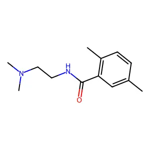 N-[2-(dimethylamino)ethyl]-2,5-dimethylbenzamide structure