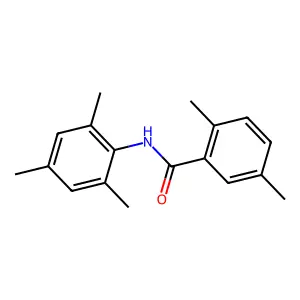 2,5-dimethyl-N-(2,4,6-trimethylphenyl)benzamide structure
