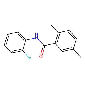 N-(2-fluorophenyl)-2,5-dimethylbenzamide structure