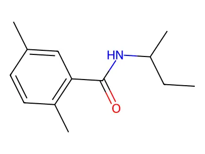 N-(butan-2-yl)-2,5-dimethylbenzamide structure