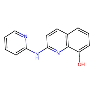 2-(Pyridin-2-ylamino)quinolin-8-ol structure