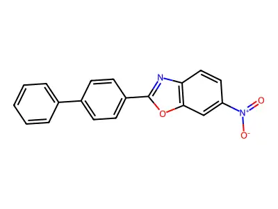 2-(Biphenyl-4-yl)-6-nitro-1,3-benzoxazole structure