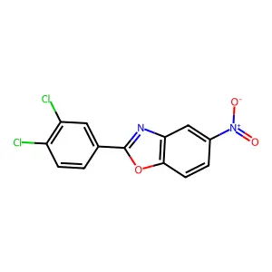 2-(3,4-Dichlorophenyl)-5-nitrobenzoxazole structure