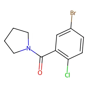 1-(5-Bromo-2-chlorobenzoyl)pyrrolidine structure