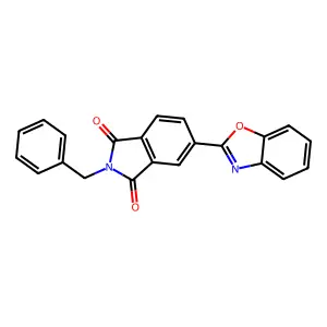 5-(1,3-Benzoxazol-2-yl)-2-benzylisoindole-1,3-dione structure