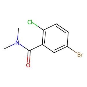 5-bromo-2-chloro-N,N-dimethylbenzamide structure