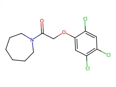 1-(Azepan-1-yl)-2-(2,4,5-trichlorophenoxy)ethanone structure