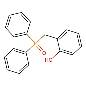 2-((Diphenylphosphoroso)methyl)phenol structure