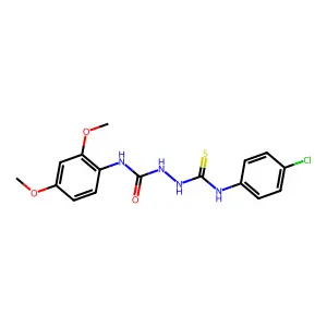 1-[(4-Chlorophenyl)carbamothioylamino]-3-(2,4-dimethoxyphenyl)urea structure