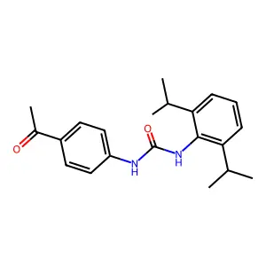 1-(4-Acetylphenyl)-3-[2,6-di(propan-2-yl)phenyl]urea structure