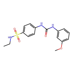 1-[4-(Ethylsulfamoyl)phenyl]-3-(3-methoxyphenyl)urea structure