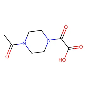 2-(4-Acetylpiperazin-1-yl)-2-oxoacetic acid structure