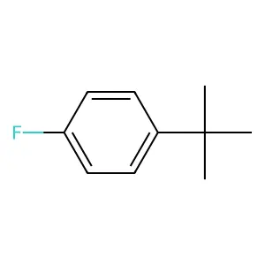 1-(1,1-Dimethylethyl)-4-fluorobenzene structure