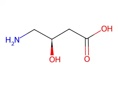 gamma-Amino-beta-hydroxybutyric acid, (-)- structure
