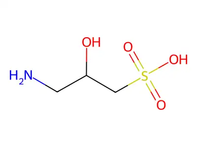 1-Propanesulfonic acid, 3-amino-2-hydroxy- structure