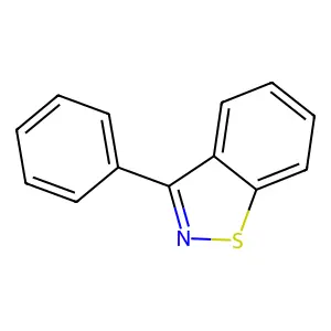 3-Phenyl-1,2-benzisothiazole structure