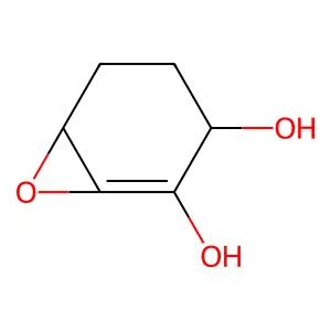 (1alpha,2beta,3alpha,6alpha)-7-Oxabicyclo(4.1.0)hept-ene-2,3-diol structure