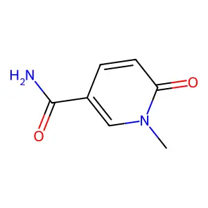 N1-甲基-2-吡啶酮-5-甲酰胺 structure