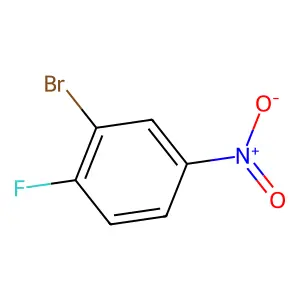 2-Bromo-1-fluoro-4-nitrobenzene structure