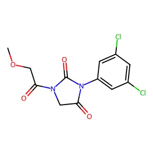 2,4-Imidazolidinedione, 3-(3,5-dichlorophenyl)-1-(methoxyacetyl)- structure