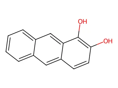 1,2-Anthracenediol structure