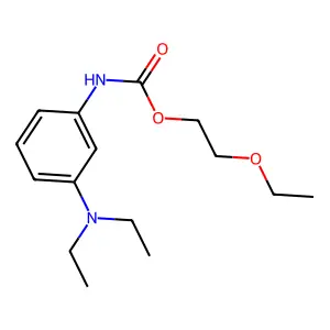 Carbamic acid, N-(3-(diethylamino)phenyl)-, 2-ethoxyethyl ester structure