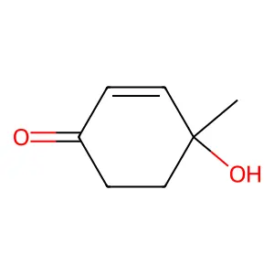 4-Hydroxy-4-methylcyclohex-2-en-1-one structure