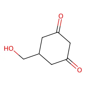 1,3-Cyclohexanedione, 5-(hydroxymethyl)- structure