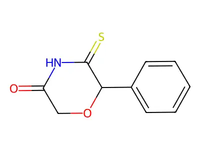 2-Phenylthiomorpholin-3-one structure