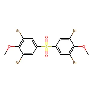 1,3-Dibromo-5-(3,5-dibromo-4-methoxybenzenesulfonyl)-2-methoxybenzene structure