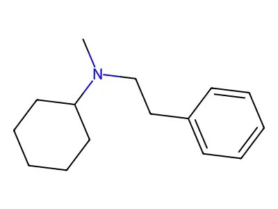 N-methyl-N-phenethylcyclohexanamine structure