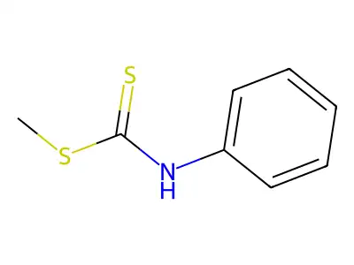 Methyl N-phenylcarbamodithioate structure