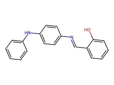 N-(2-Hydroxybenzylidene)-N'-phenyl-1,4-phenylenediamine structure