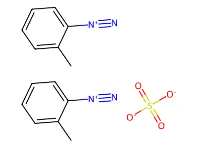 (1E)-3-(3-nitrophenyl)-1-phenyltriaz-1-ene structure