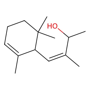 3-Methyl-4-(2,6,6-trimethylcyclohex-2-EN-1-YL)but-3-EN-2-OL structure