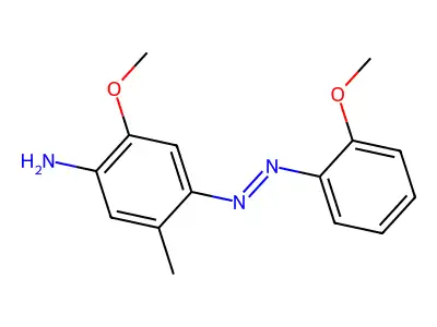 4-((2-Methoxyphenyl)azo)-5-methyl-o-anisidine structure