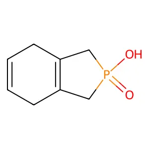 2-hydroxy-1,3,4,7-tetrahydroisophosphindole 2-oxide structure