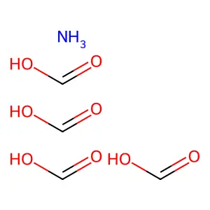Ammonium tetraformate structure