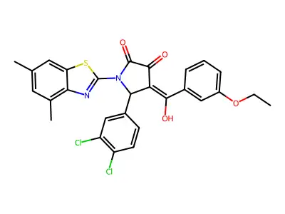 1,4-Dithiazin structure