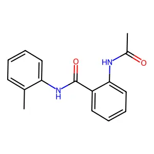 2-(乙酰氨基)-N-(2-甲基苯基)苯甲酰胺 structure