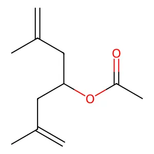 2,6-Dimethyl-1,6-heptadien-4-ol acetate structure