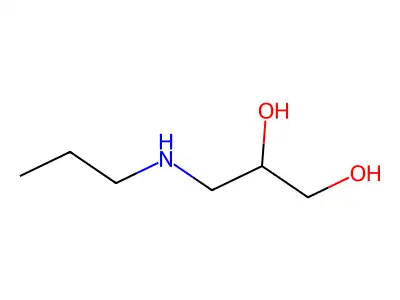 3-(Propylamino)propane-1,2-diol structure
