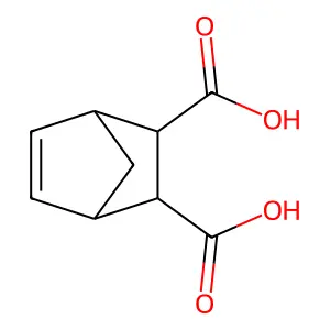 5-Norbornene-2,3-dicarboxylic acid, (1R,2S,3S,4S)- structure