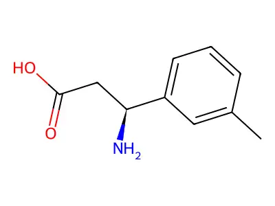 3-Amino-3-(3-methylphenyl)propanoic acid structure