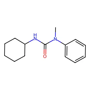 3-Cyclohexyl-1-methyl-1-phenylurea structure