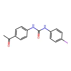 1-(4-Acetylphenyl)-3-(4-iodophenyl)urea structure