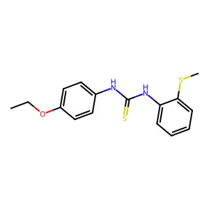 1-(4-Ethoxyphenyl)-3-(2-methylsulfanylphenyl)thiourea structure