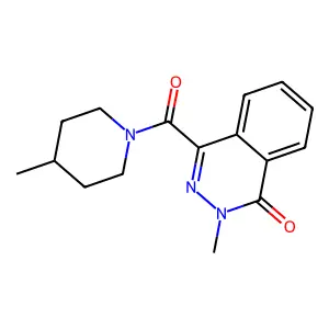 2-Methyl-4-(4-methylpiperidine-1-carbonyl)phthalazin-1-one structure