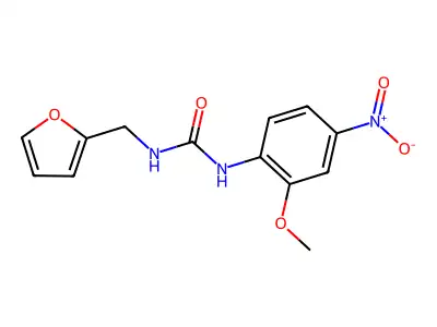 1-(Furan-2-ylmethyl)-3-(2-methoxy-4-nitrophenyl)urea structure